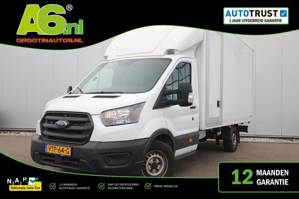 Ford Transit 350 2.0 TDCI L5H1 Ambiente Skeletal Bakwagen Sp, Voorwielaandrijving, Euro 6, 4 cilinders, Wit
