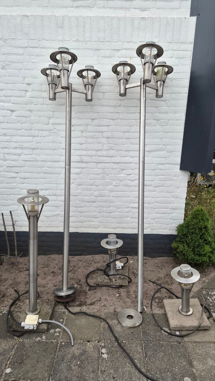 Tuinverlichting, Ophalen, Gebruikt, Staande lamp, Netvoeding