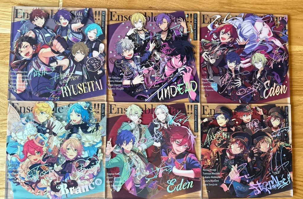 Ensemble stars acrylic standees, Verzenden, Zo goed als nieuw