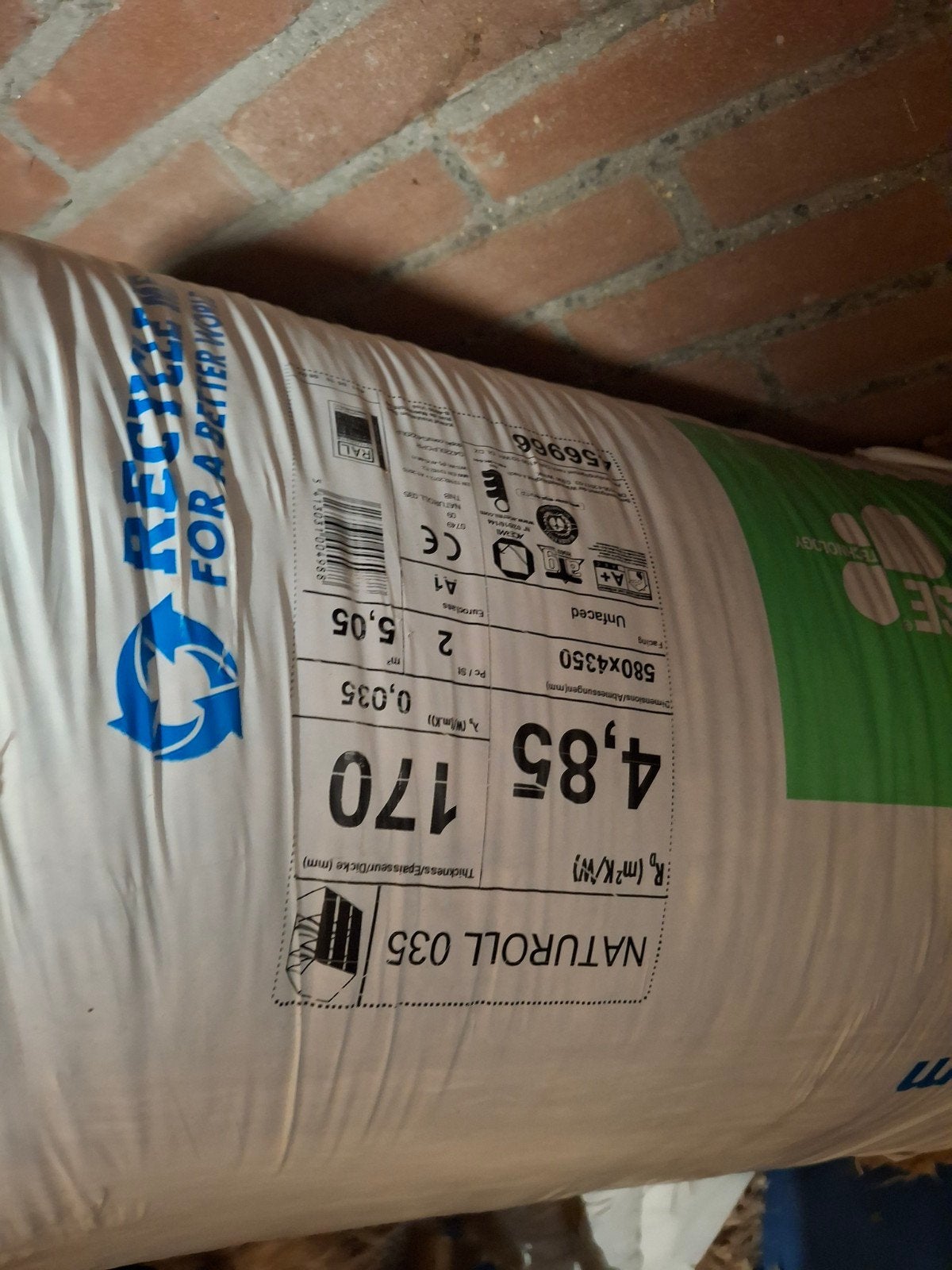 Gratis Knauff 035 glaswol, Ophalen, Glaswol, 12 cm of meer