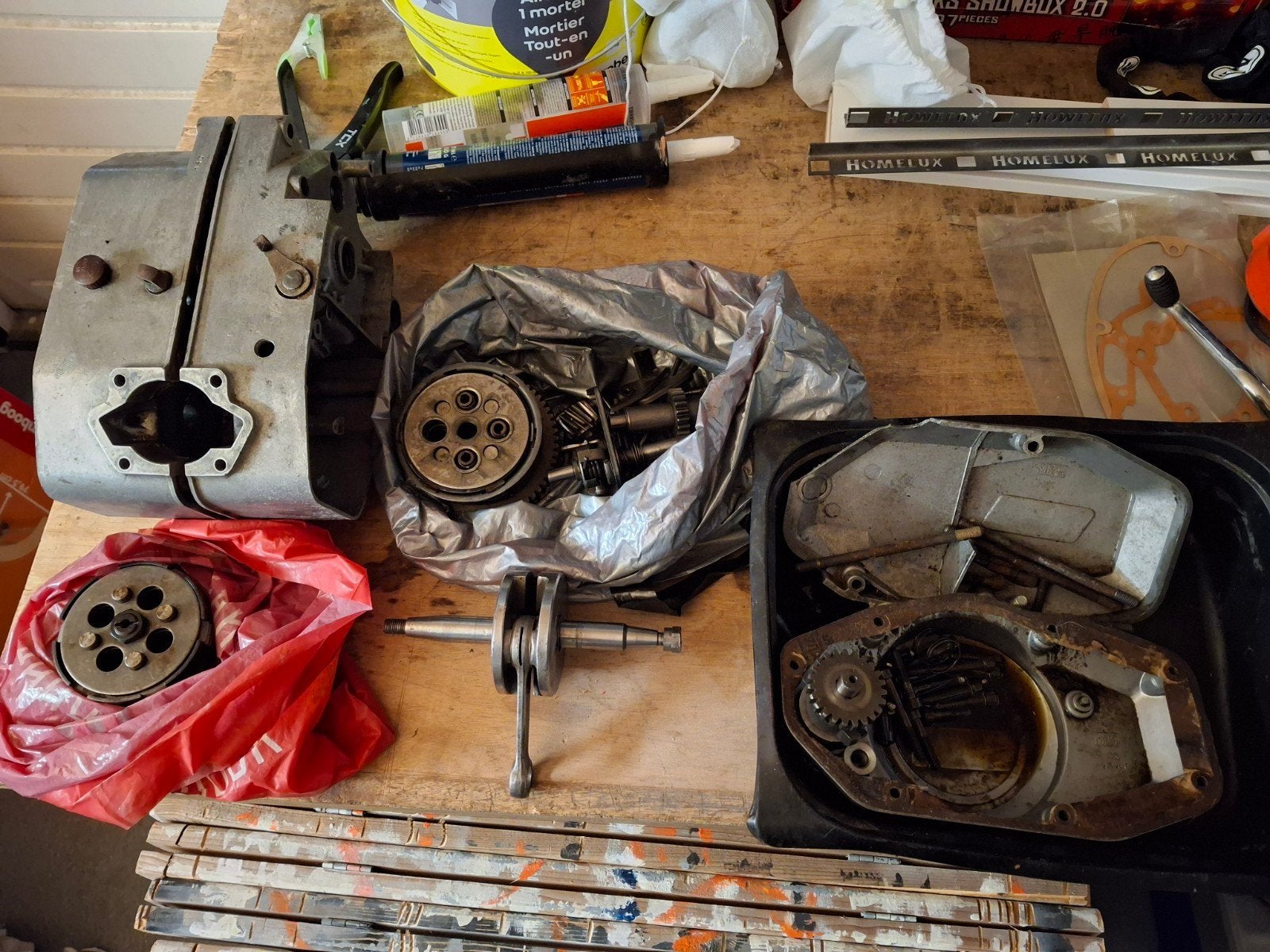 Diverse oldtimer brommer onderdelen, Fietsen en Brommers, Ophalen of Verzenden, Gebruikt, Overige typen, Overige merken