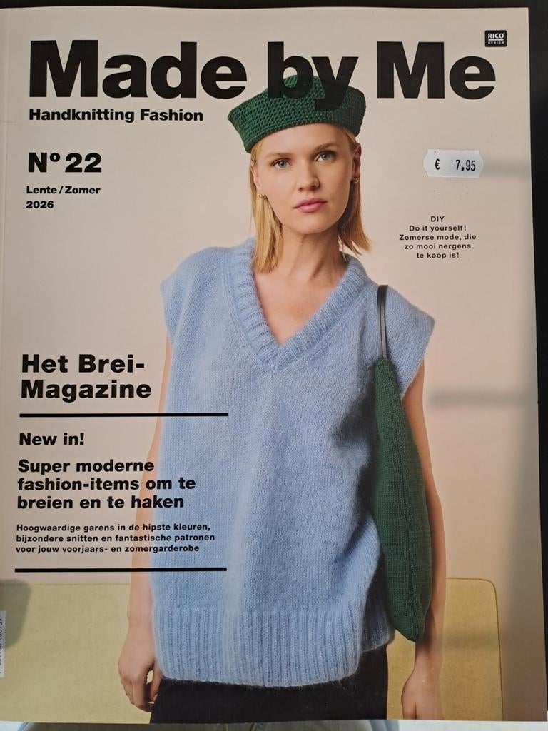 Made by Me no. 22 breien en haken voor dit nieuwe seizoen, Ophalen of Verzenden, Nieuw, Breien of Haken, Patroon of Boek