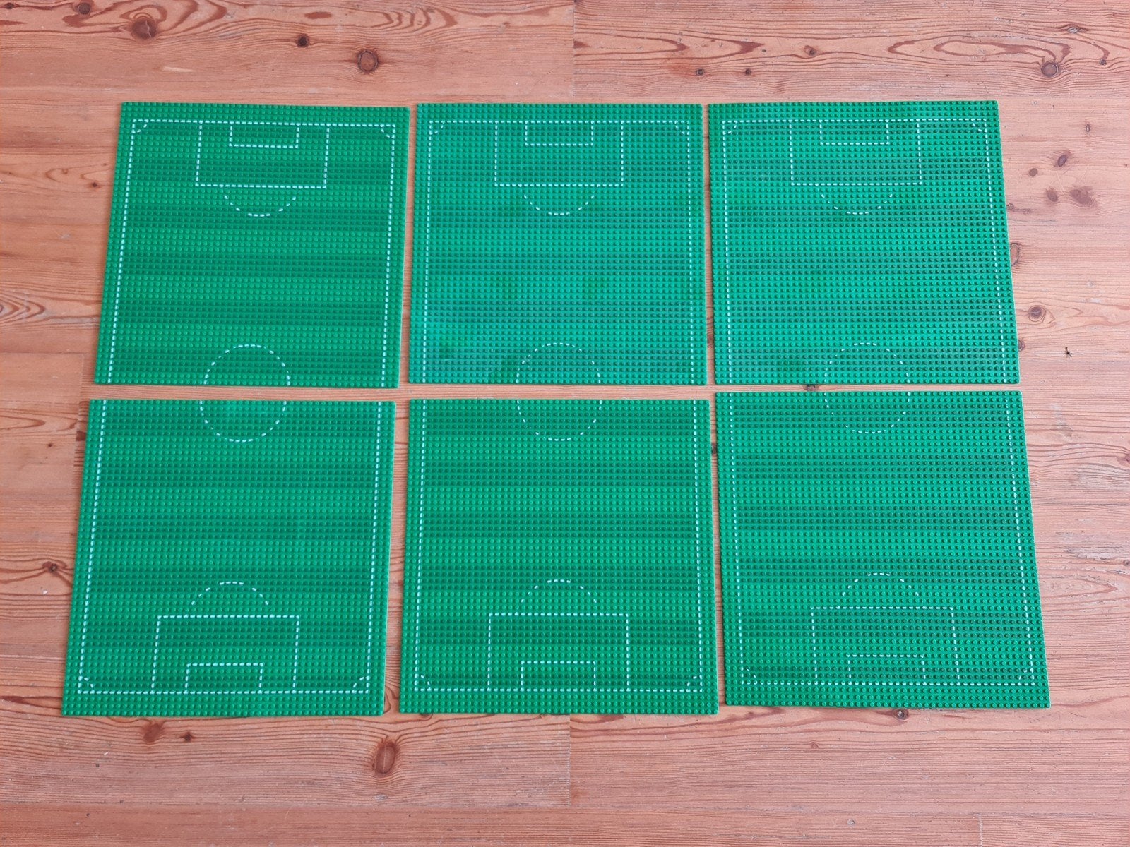 6x LEGO Baseplates with Playing Field 48 x 48 – 1998, Kinderen en Baby's, Speelgoed | Duplo en Lego, Ophalen, Gebruikt, Grondplaat