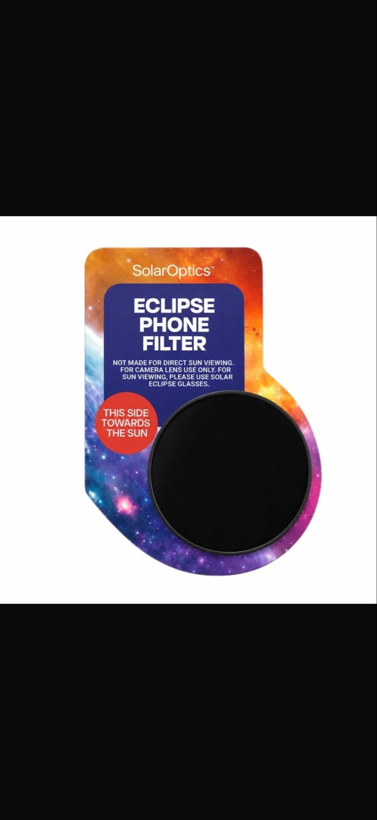 Solar Optics Eclipse telefoonfilter en brillen, Overige merken, Minder dan 50 mm, Nieuw, ND-filter