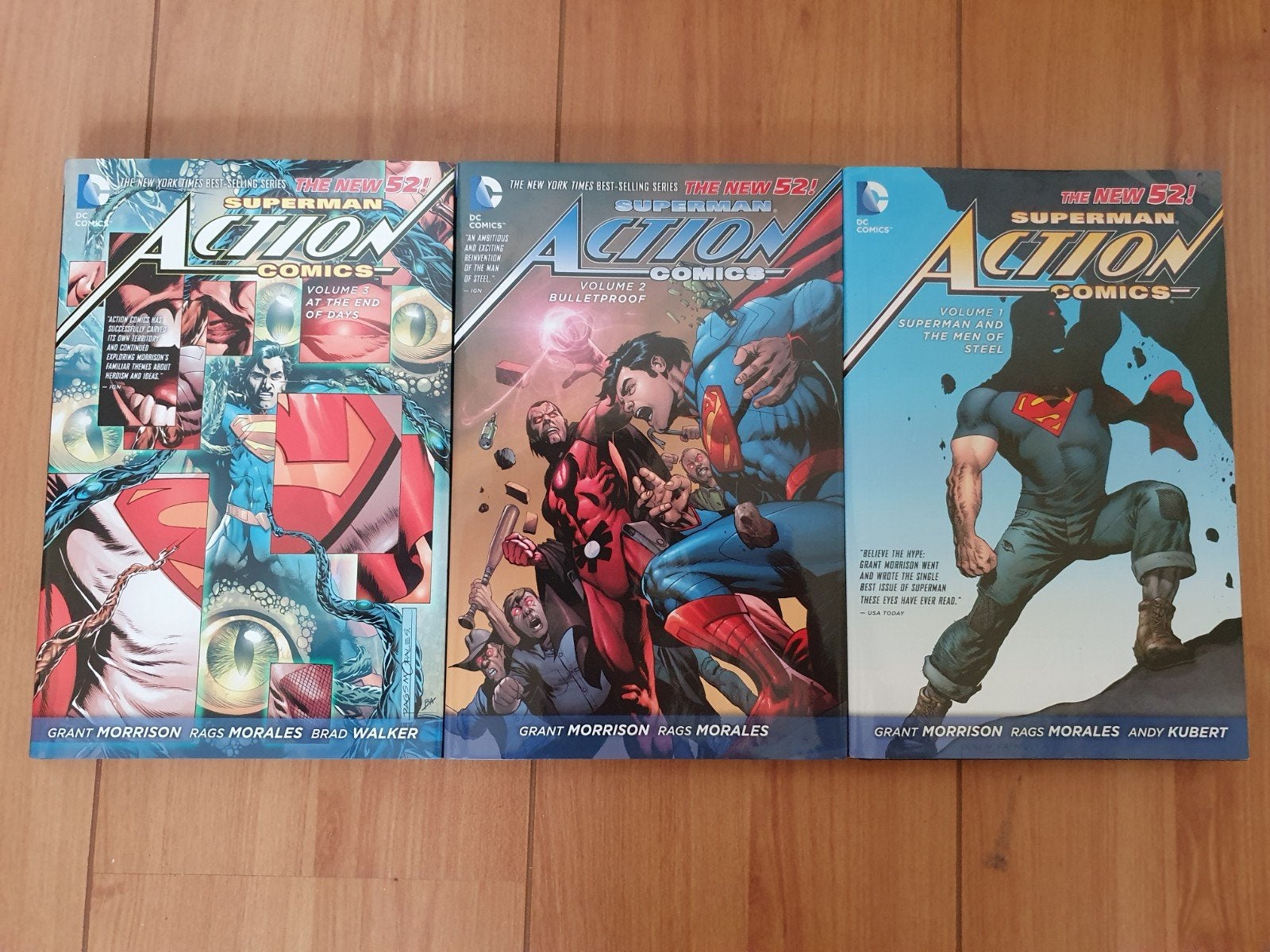 Superman Action Comics Hardcover set 1t/3 New 52!, Meerdere comics, Verzenden, Zo goed als nieuw, Amerika