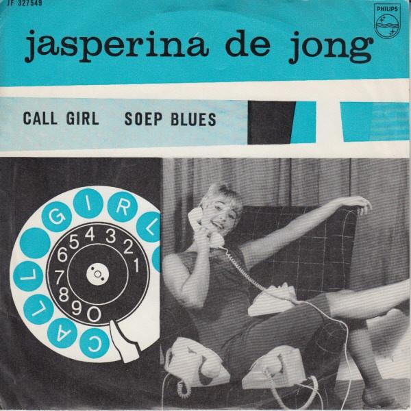 Jasperina de Jong – Call Girl (1963), Fotohoes, 7 inch, Single, Ophalen of Verzenden