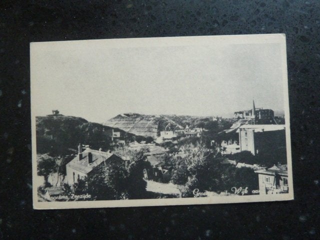 Wijk aan Zee circa 1950 Panorama zeezijde, Ophalen of Verzenden, 1940 tot 1960, Ongelopen, Noord-Holland