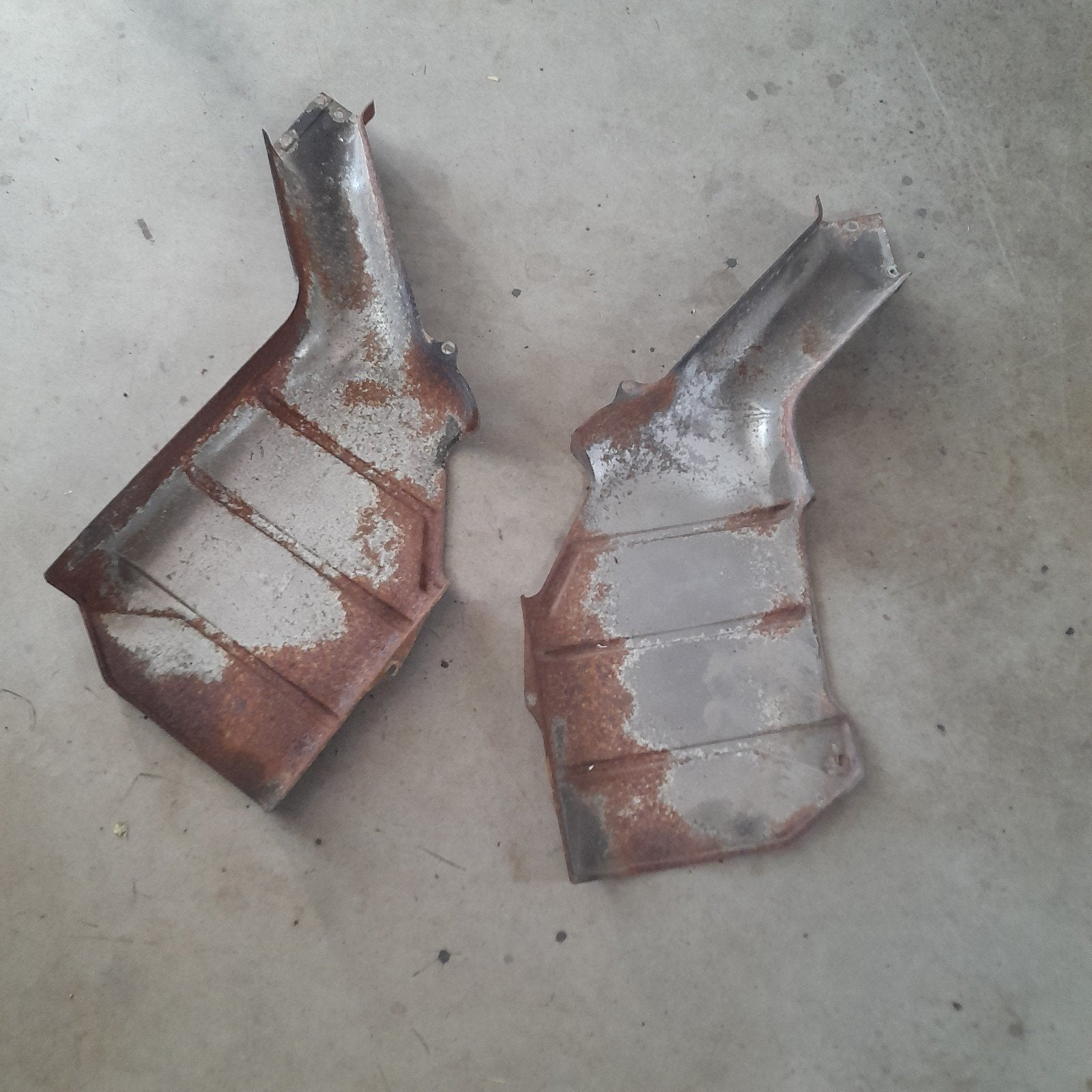 Porsche 928 S onderdeel uitlaat hitteschild set, Ophalen of Verzenden, Gebruikt, Porsche