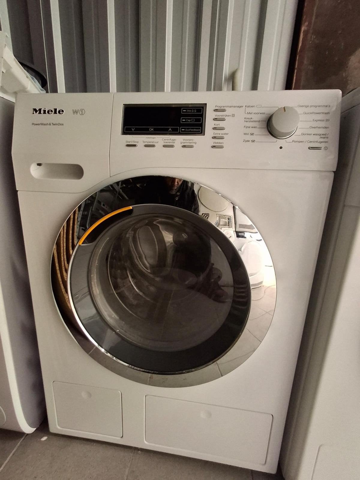 Miele Twindos Power Wash 8kg 1600 TPM, 8 tot 10 kg, Ophalen of Verzenden, 1600 toeren of meer, 85 tot 90 cm