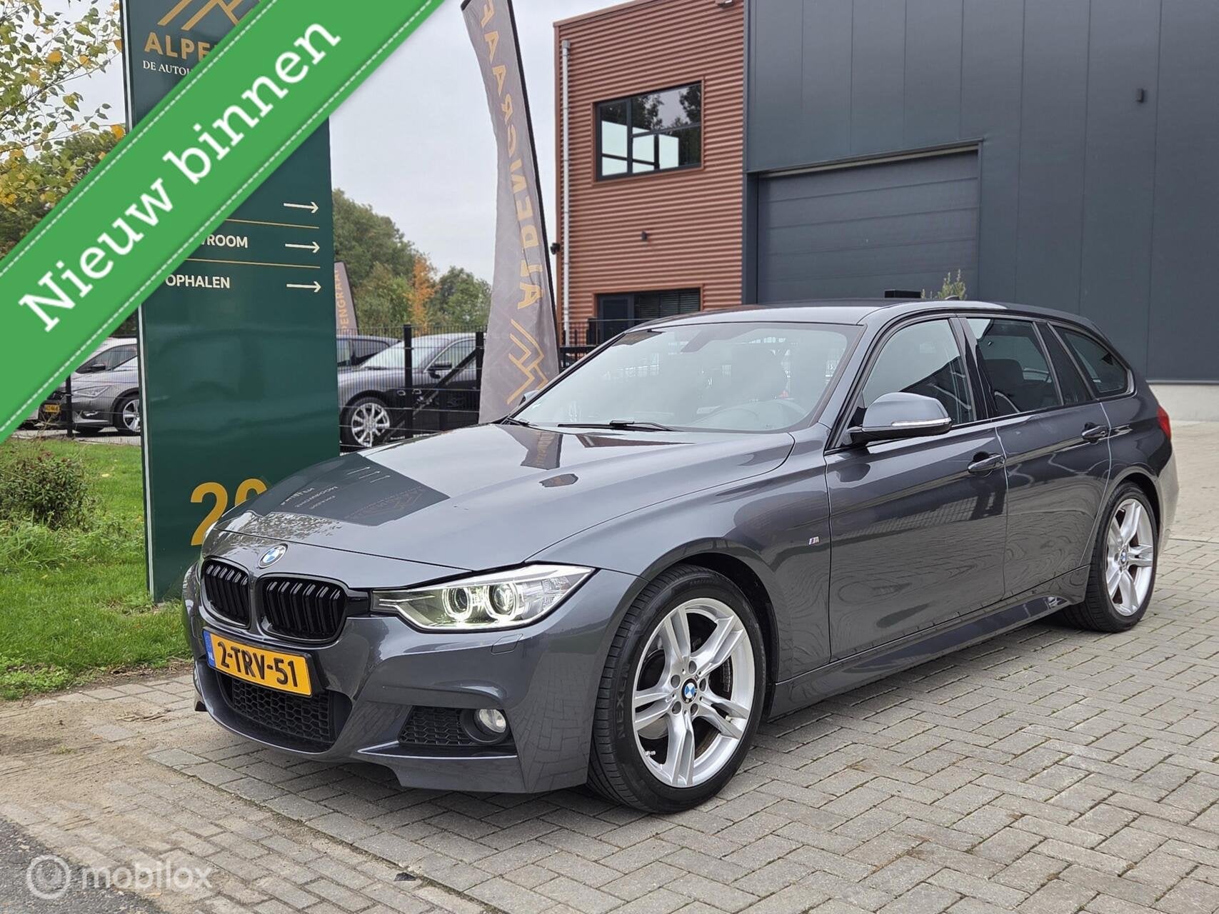BMW 3-serie Touring 316i M-sport Executive, Auto's, Dealer onderhouden, Gebruikt, Euro 6, 4 cilinders
