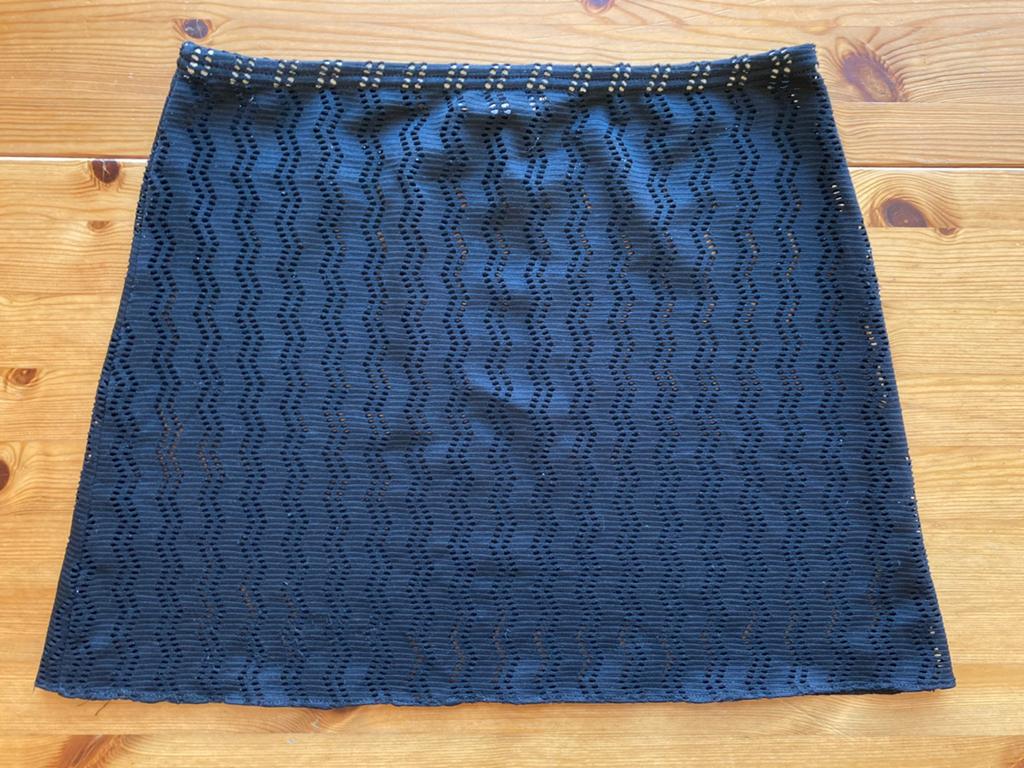 Zwart sejour M broderie rokje strand Hennes egf stretch, Maat 38/40 (M), H&M, Zwart, Ophalen of Verzenden