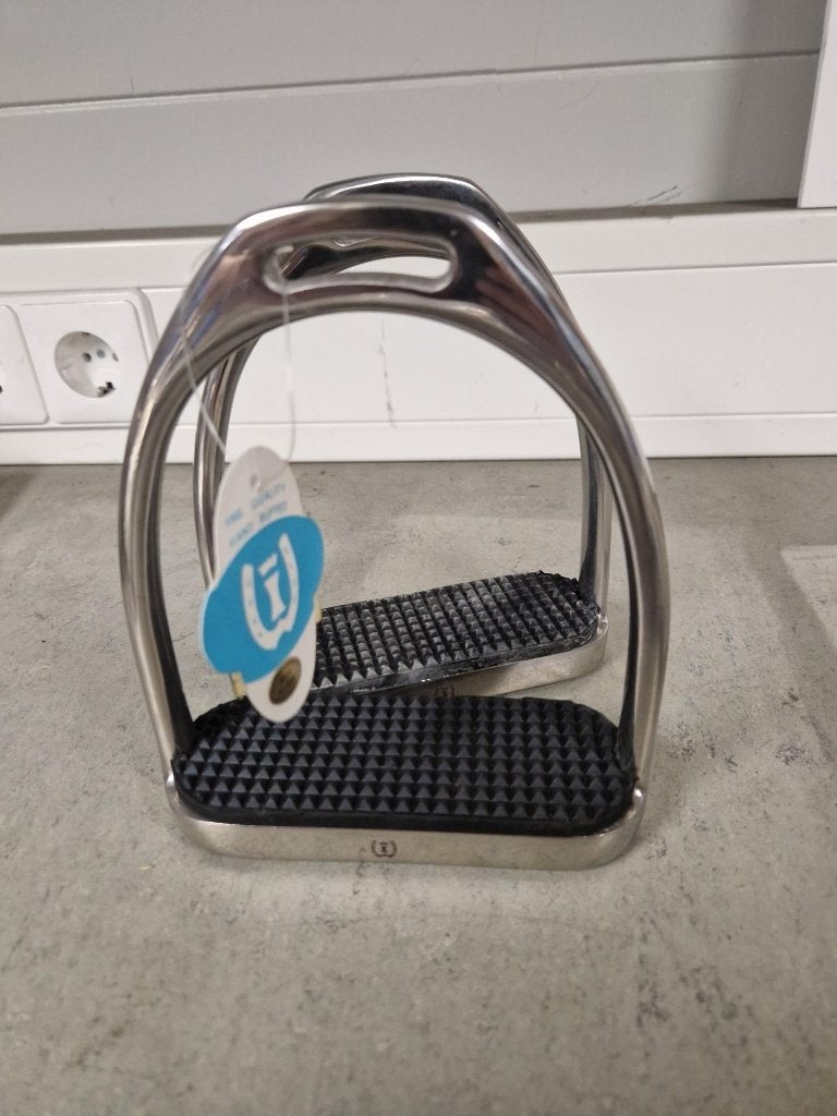 Imperial Riding Stijgbeugels RVS Zwart, Dieren en Toebehoren, Nieuw, Ophalen of Verzenden, Zwart, Stijgbeugels