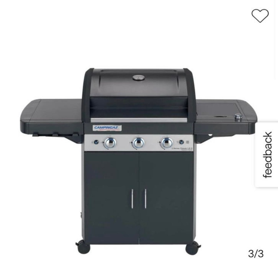 Gas barbecue, Ophalen, Gebruikt