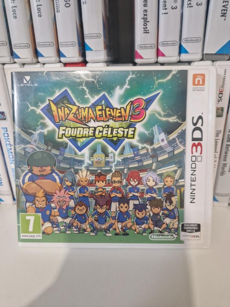 Inazuma Eleven 3 lightning bolt Nintendo 3DS, ., 1 speler, Ophalen of Verzenden, Zo goed als nieuw