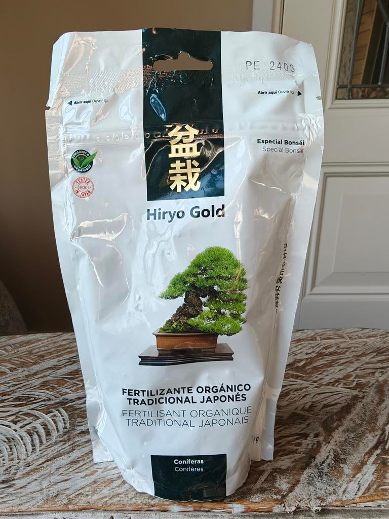 Hiryo Gold Conifeer / Naaldboom bonsai voeding 350 gram, Bloeit niet, Halfschaduw, Minder dan 100 cm, Overige soorten