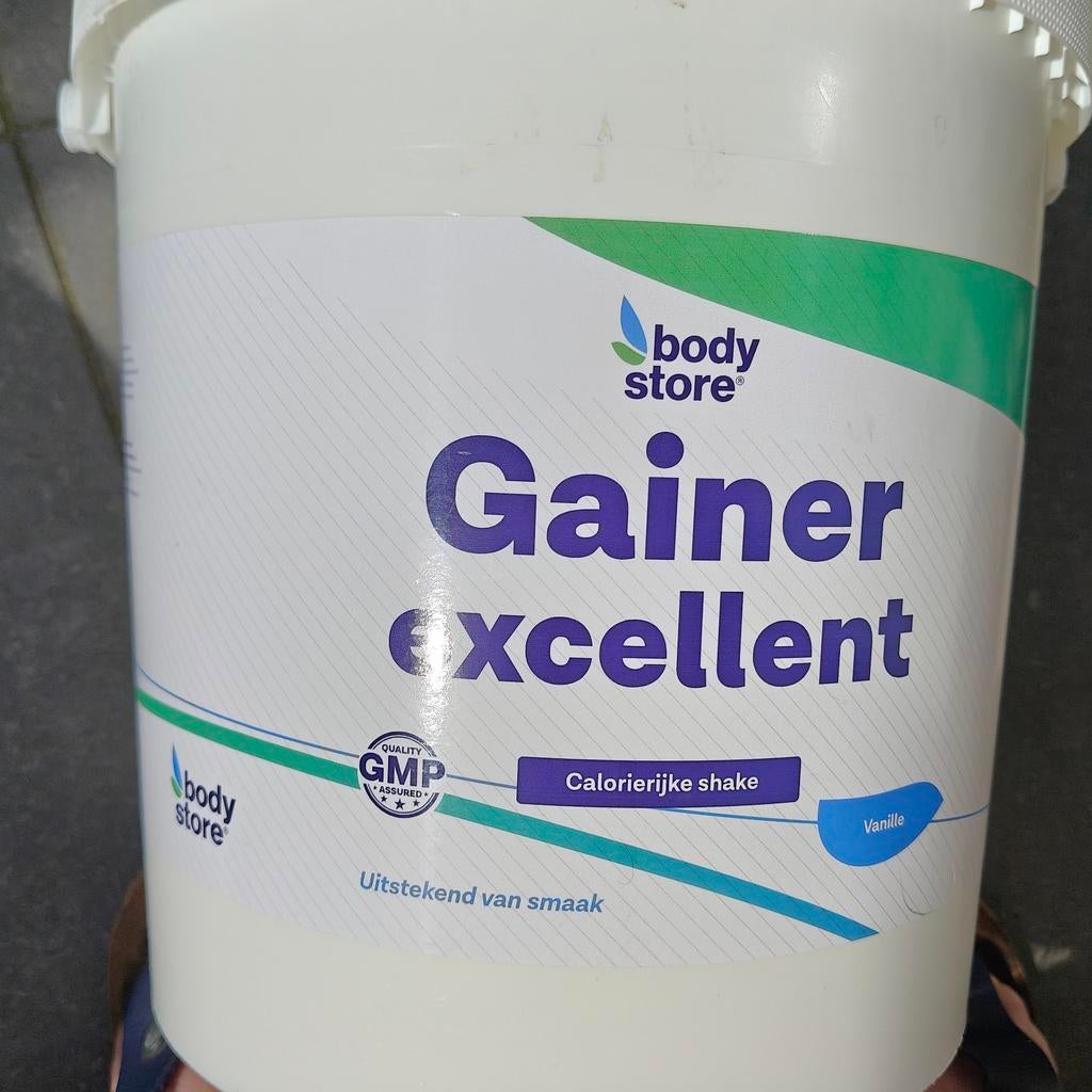 Nieuwe Body Store Gainer Excellent Vanille 4kg,  feb 2027, Sport en Fitness, Ophalen of Verzenden, Nieuw, Overige typen