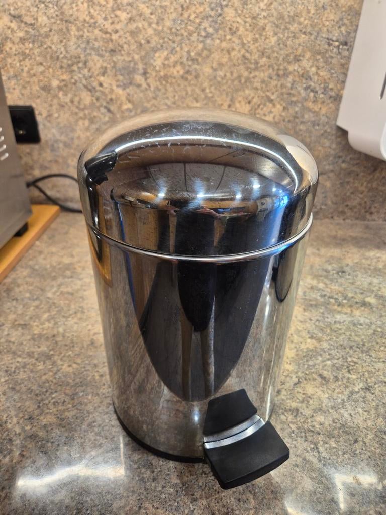 Pendaalemmer brabantia 5 liter, Ophalen of Verzenden, Rvs, Minder dan 50 cm