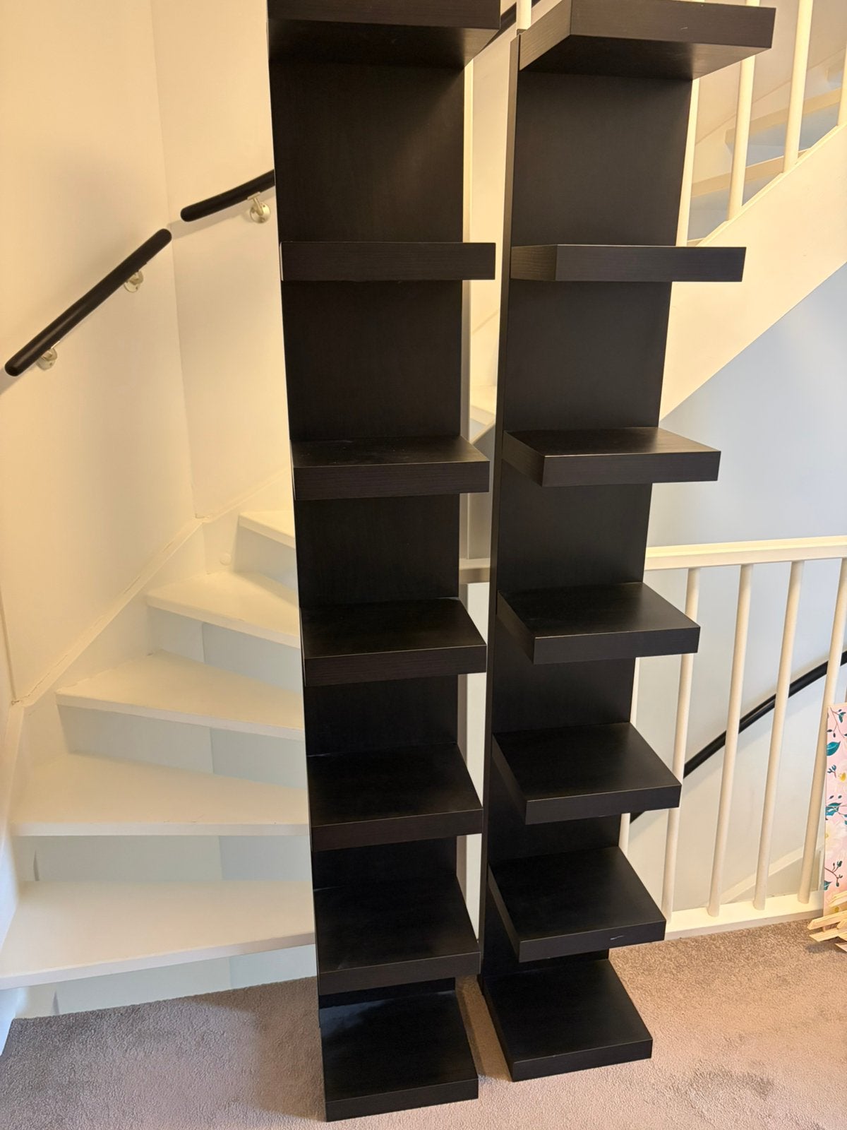 2 x Ikea LACK kast, Huis en Inrichting, Kasten | Wandmeubels, Ophalen, Zo goed als nieuw, Minder dan 150 cm, 150 tot 200 cm