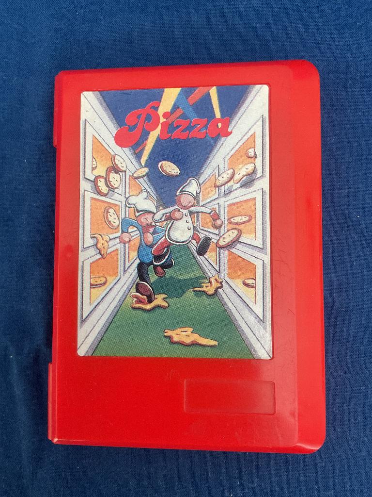 Vintage handheld LCD game,Tandy Pizza,747 Series,60-9100,80s, Ophalen of Verzenden, Zo goed als nieuw