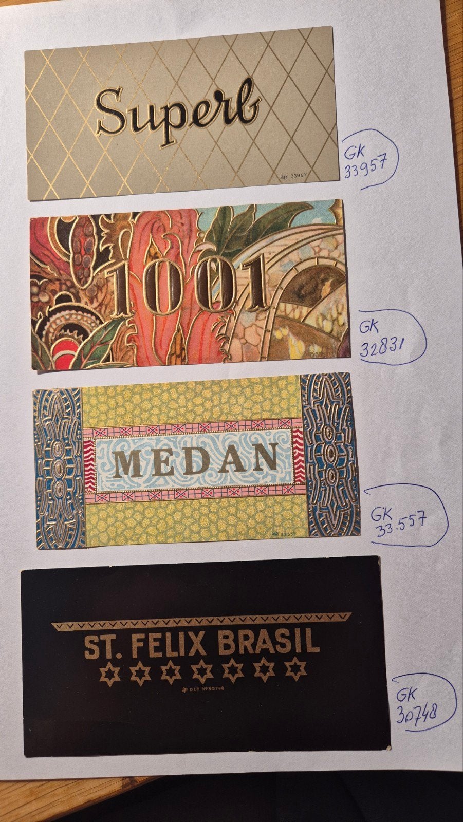 Sigarenbanden GK, Ophalen, Zo goed als nieuw, Sigarenbandjes