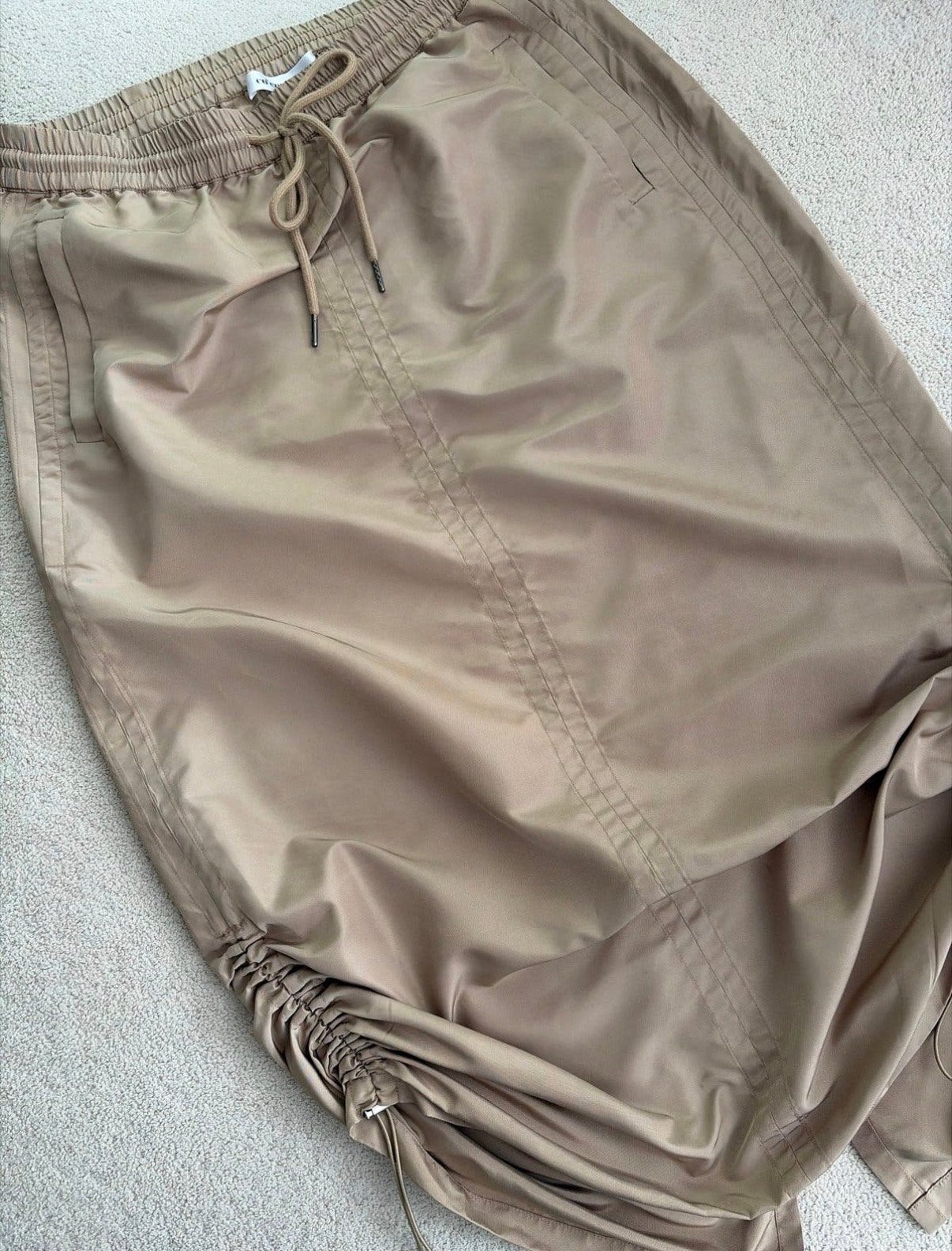 Co'Couture Cargo Rok Maat M - Zo goed als nieuw, Maat 38/40 (M), Verzenden, Beige, Zo goed als nieuw