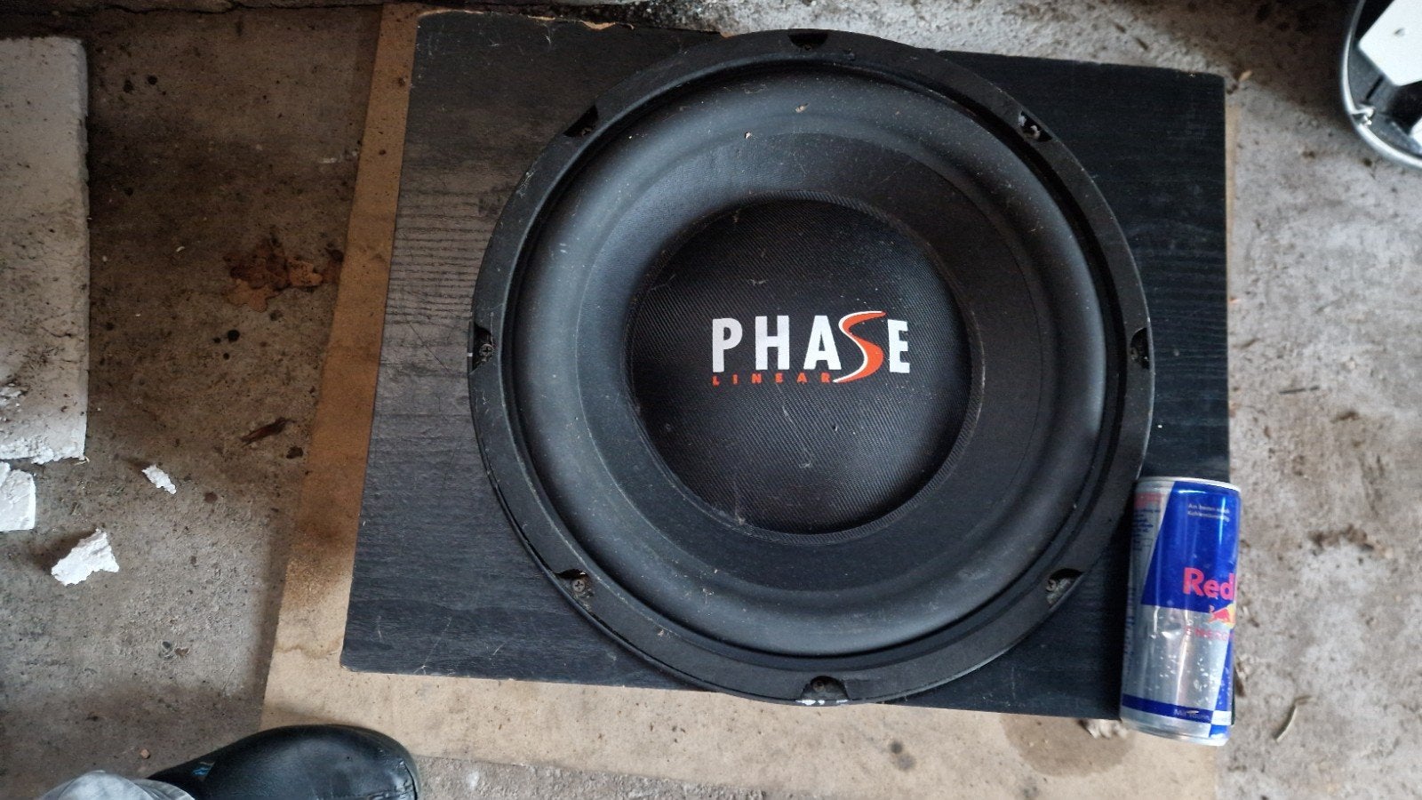 Phase Subwoofer met Grote Kist - Krachtige Bass Audio, Ophalen, Gebruikt