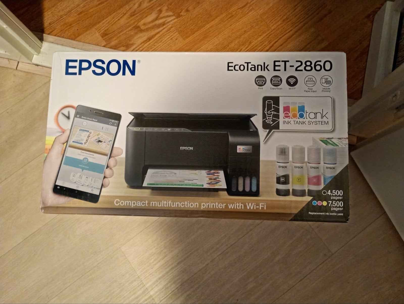 epson ecotank ET-2860, Ophalen, Draadloos, Kleur printen, Epson ET-2650