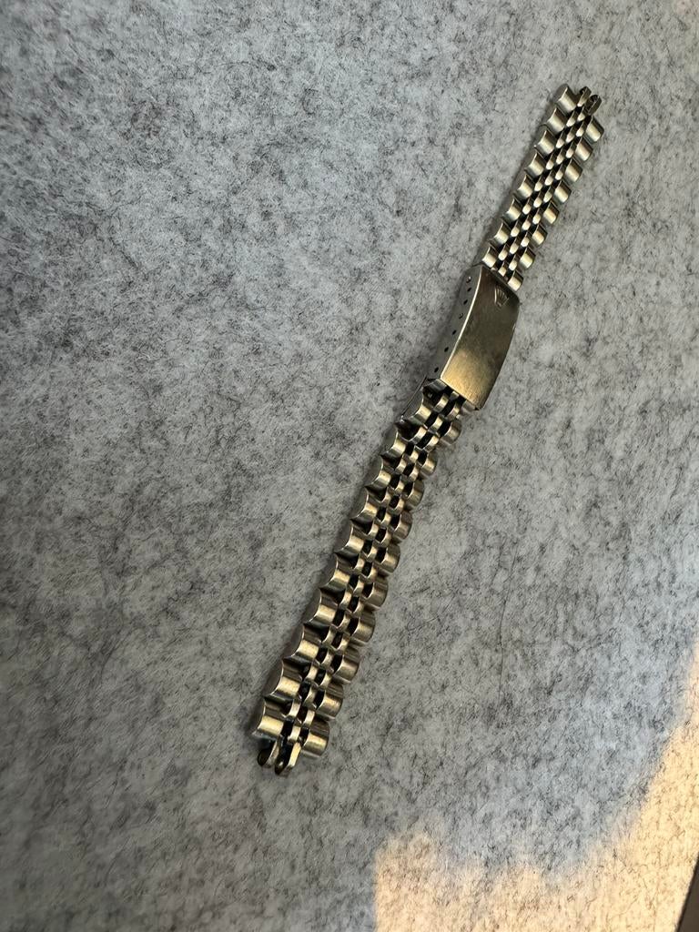Rolex Jubilee band 13mm lady datejust, Ophalen, Zo goed als nieuw, Staal, Rolex