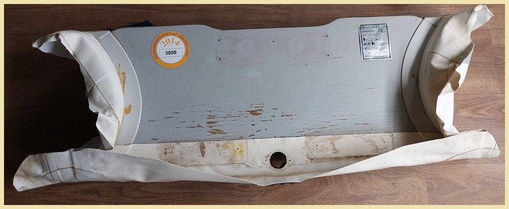 Gebruikte houten spiegel van een Allpa rubberboot. € 29,95, Ophalen of Verzenden, Gebruikt, Overige typen