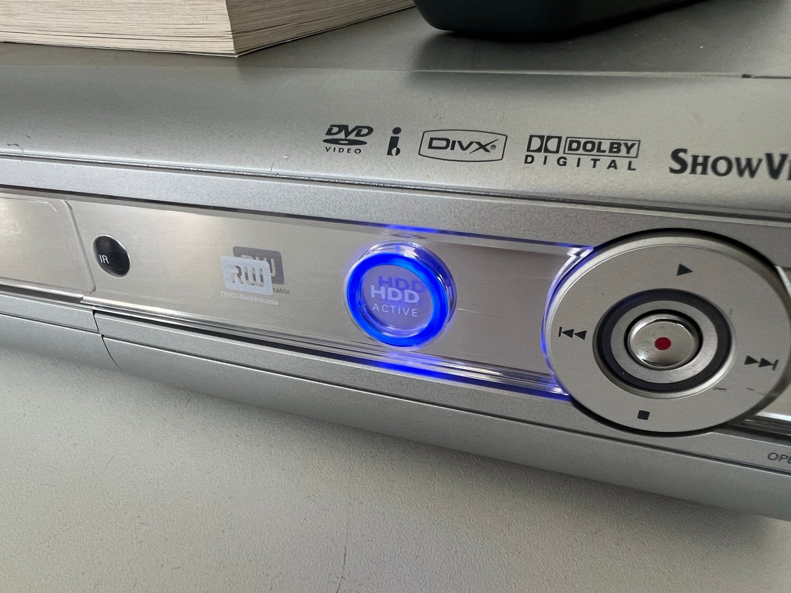 Philips DVDR3360H DVD Recorderen werking onbekend, Ophalen, Philips, Gebruikt, Met harddisk