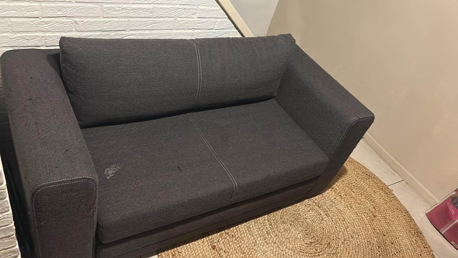 Te koop slaapbank, Huis en Inrichting, Slaapkamer | Slaapbanken, Ophalen, Gebruikt, Tweepersoons, 190 cm of minder