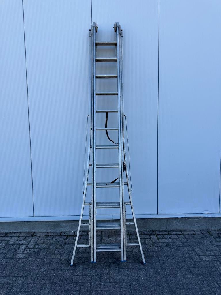 Ladder, Ophalen, Gebruikt, Ladder, Opvouwbaar of Inschuifbaar