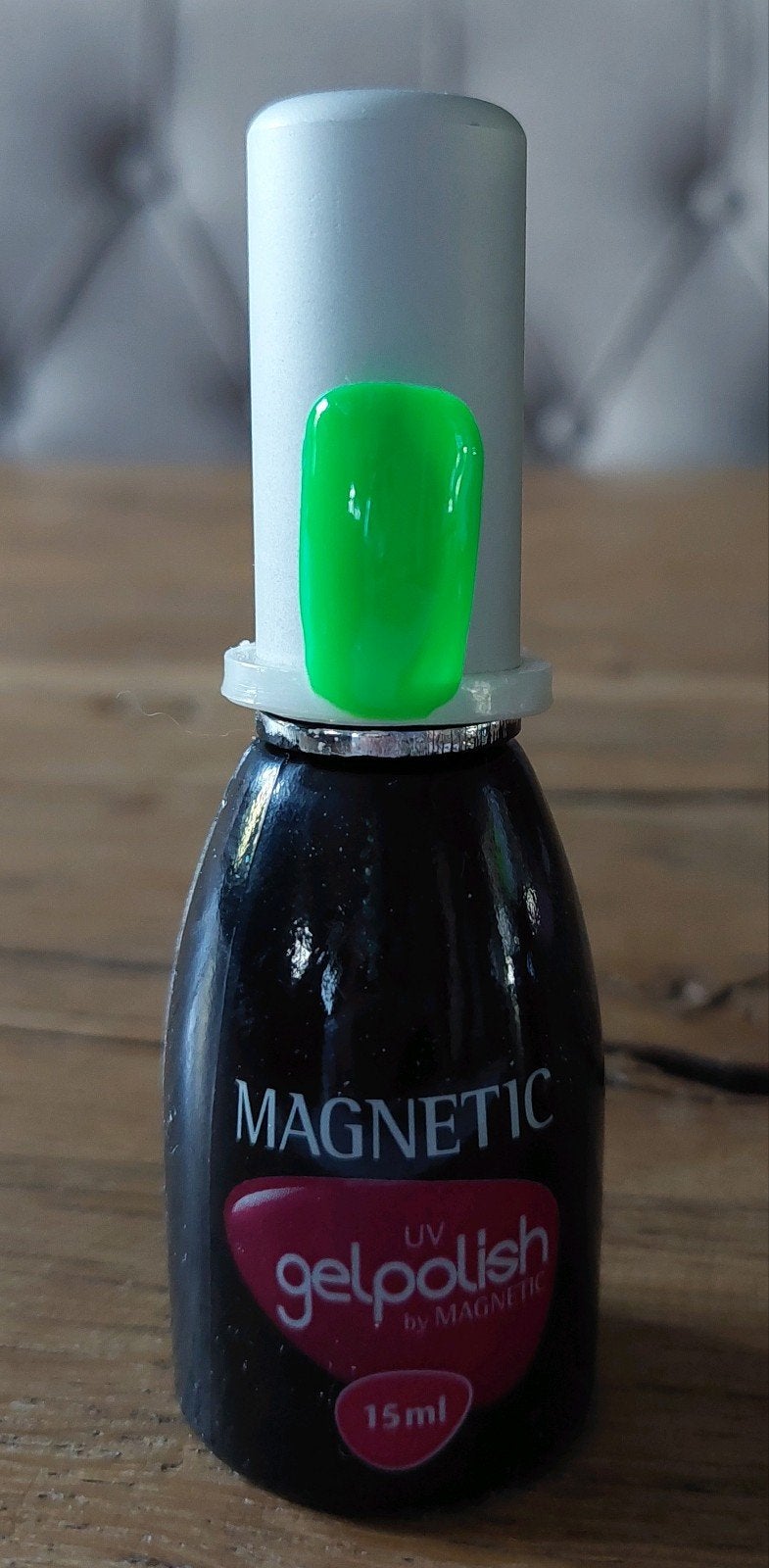 Magnetic gelpolish Neon Green, Ophalen of Verzenden, Zo goed als nieuw, Handen en Nagels, Toebehoren