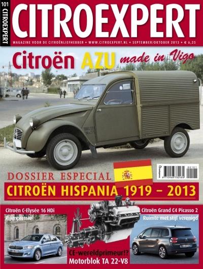 CitroExpert 101 Citroën Spanje, C-Elysée, Traction 22-V8, Boeken, Auto's | Folders en Tijdschriften, Ophalen of Verzenden, Zo goed als nieuw