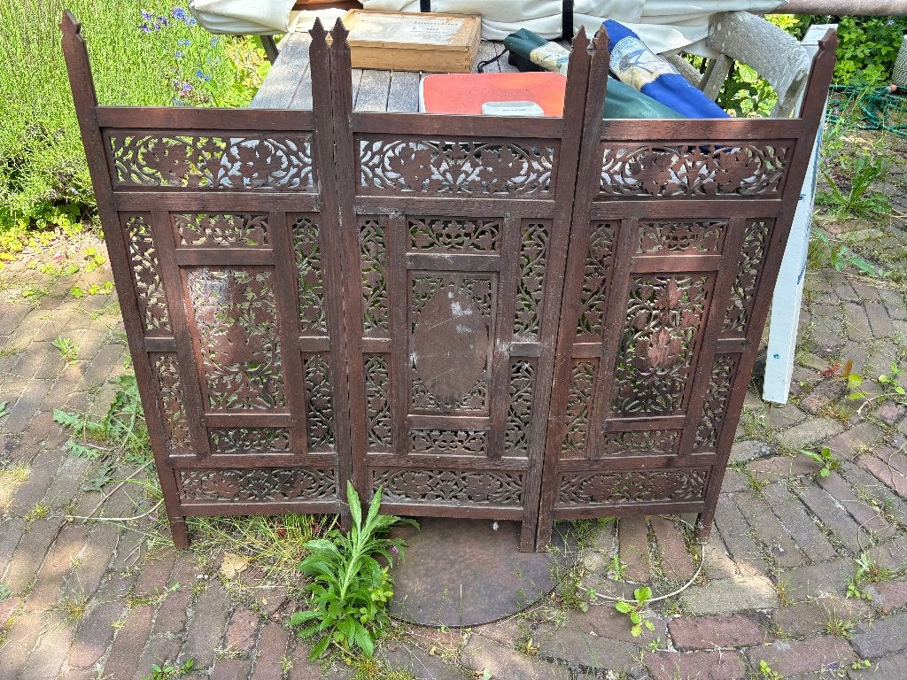 Houten room divider / scheidingswand, Ophalen