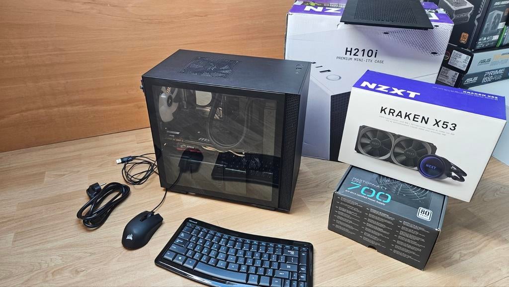 Zeer mooie snelle  game pc ryzen 5 16gb gtx1080 256gb ssd, Ophalen, Zo goed als nieuw, 3 tot 4 Ghz, SSD