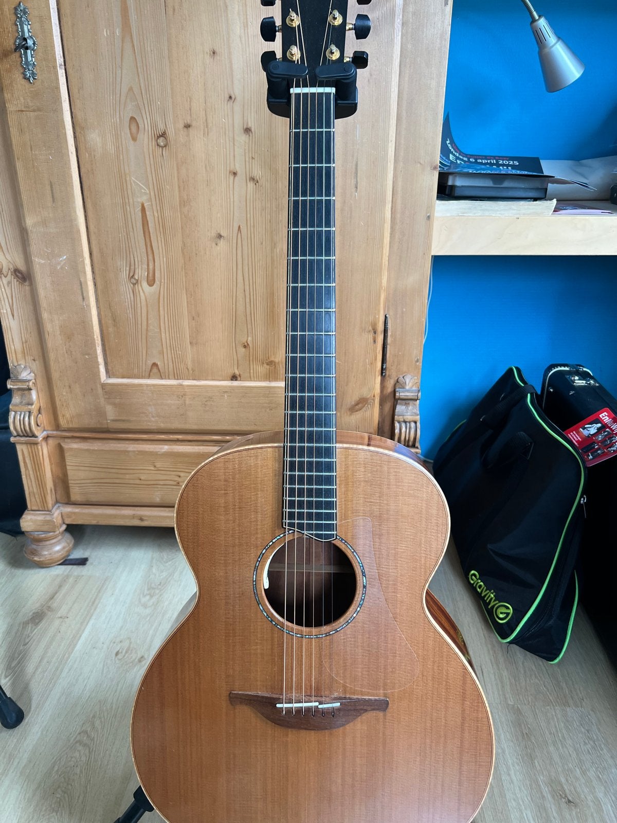 Lowden O35 X Cubaanse mahonie/ceder akoestische gitaar, Ophalen, Zo goed als nieuw, Western- of Steelstringgitaar, Met koffer