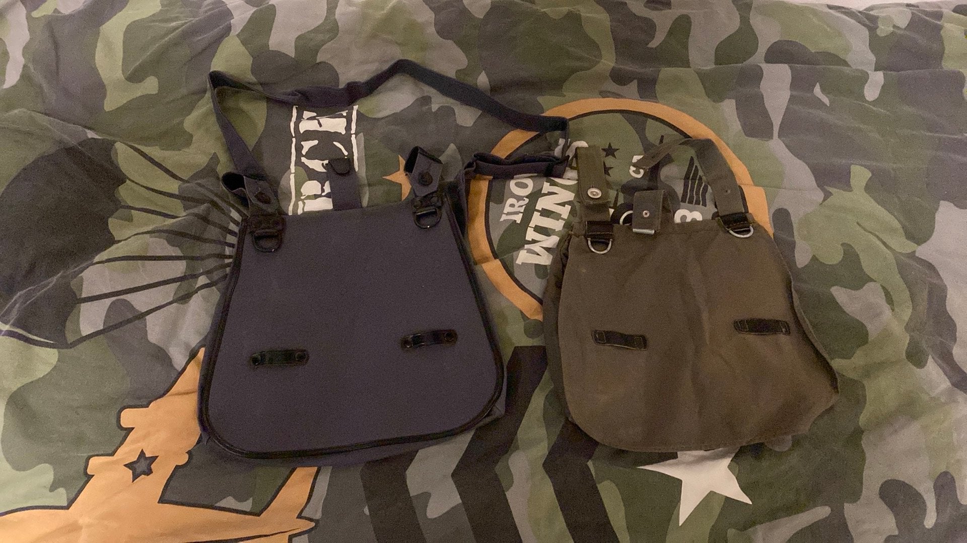 2x duitse broodzakken, Ophalen of Verzenden, Landmacht, Duitsland, Kleding of Schoenen