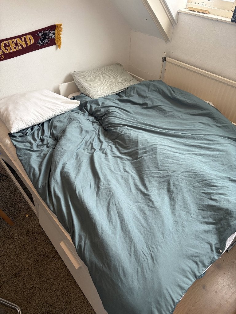 Brimnes Ikea Uitschuifbed, Ophalen, Gebruikt, Wit, Tweepersoons