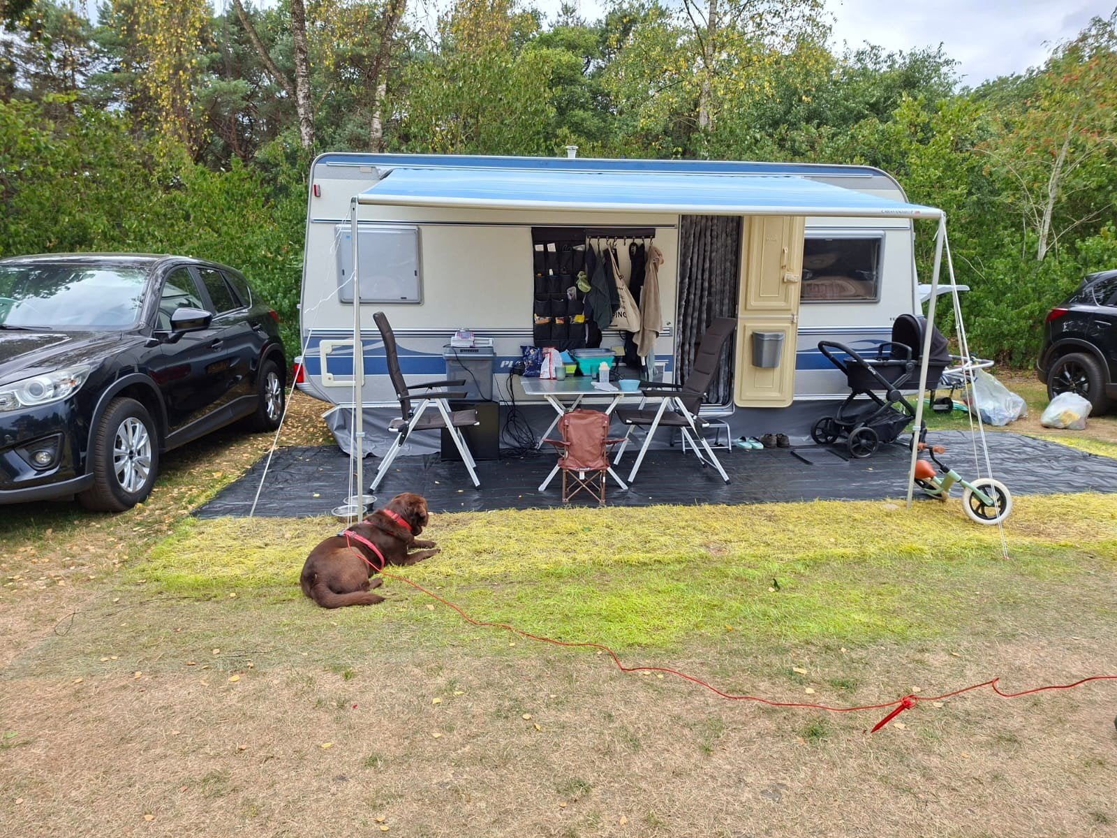Zakluifel voor caravan of camper 3.5 meter, Ophalen, Gebruikt