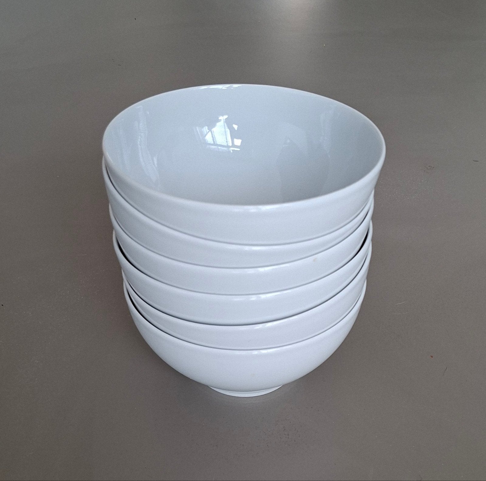 6 witte soepkommen van IKEA, Ophalen, Gebruikt, Keramiek, IKEA