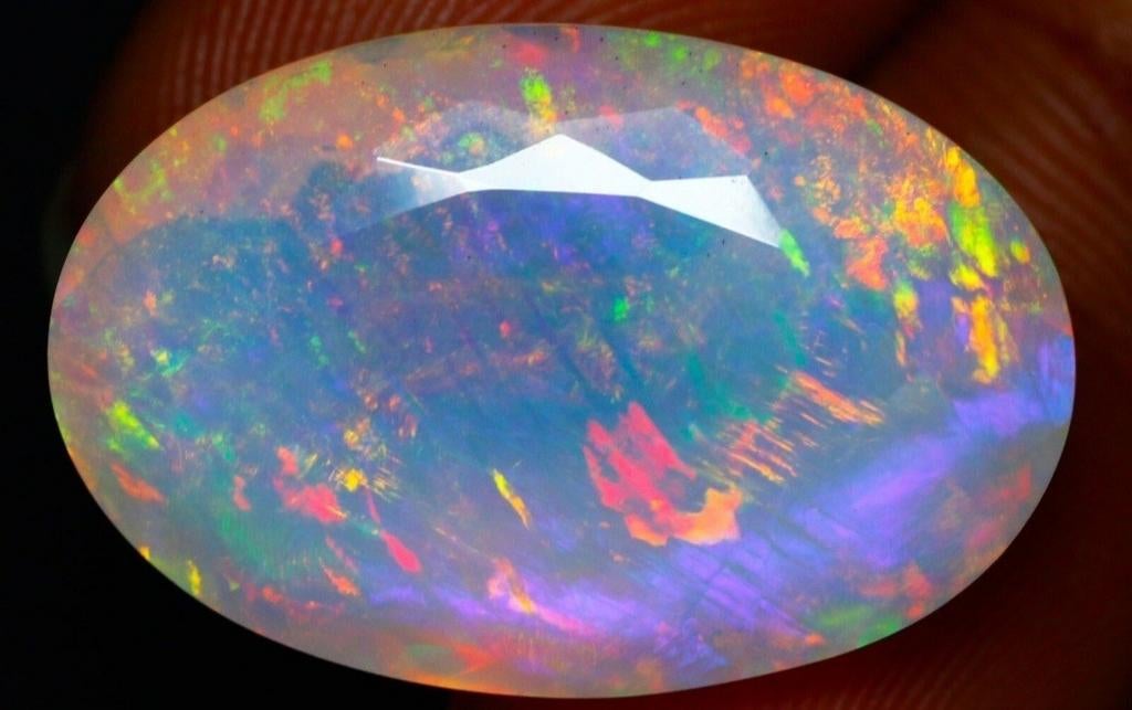 Schitterende Ethiopische Opaal XXL 22.03 karaat IF!, Sieraden, Tassen en Uiterlijk, Edelstenen, Ophalen of Verzenden, Nieuw