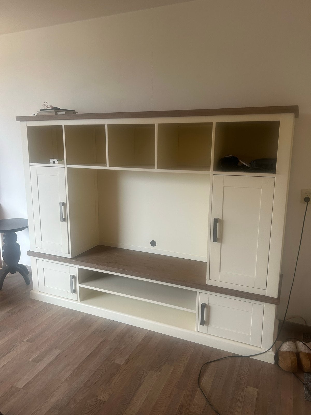 Mooi TV-meubel/wandkast met opbergruimte, Huis en Inrichting, Kasten | Televisiemeubels, Ophalen, Gebruikt, 150 tot 200 cm, 25 tot 50 cm