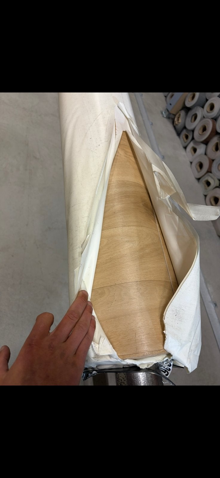 Vinyl rollen 4 meter breed, op maat te snijden. Merk:tarket, 75 m² of meer, Nieuw, Geel, Ophalen of Verzenden