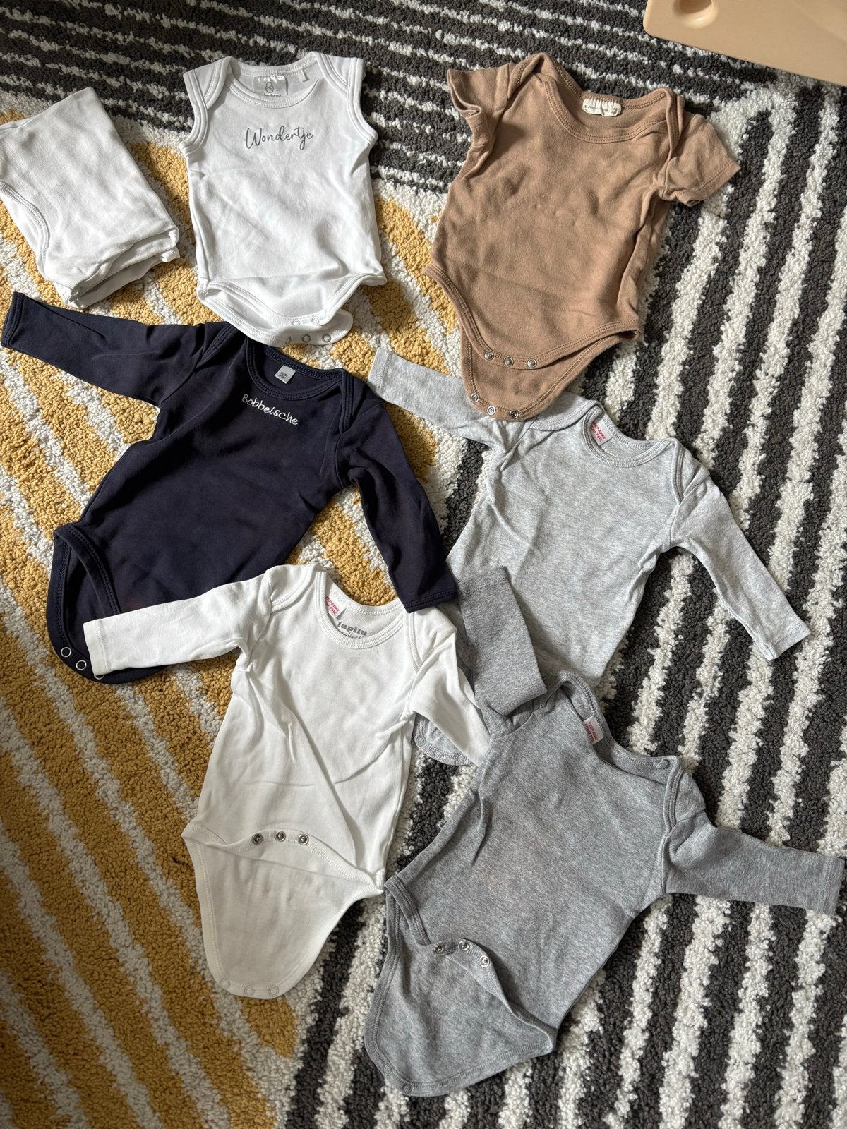 Babykleding pakket: Rompertjes en boxpakjes, Ophalen of Verzenden, Gebruikt, Jongetje of Meisje