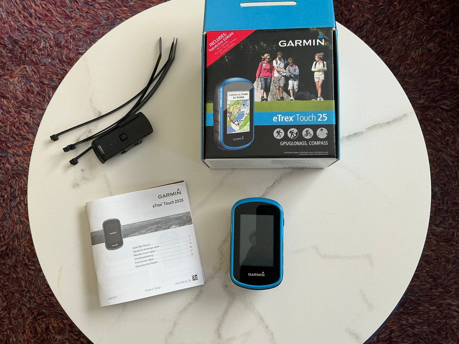 Garmin eTrex Touch 25 GPS/GLONASS/Compass, Ophalen of Verzenden, Zo goed als nieuw, Navigatie of Gps
