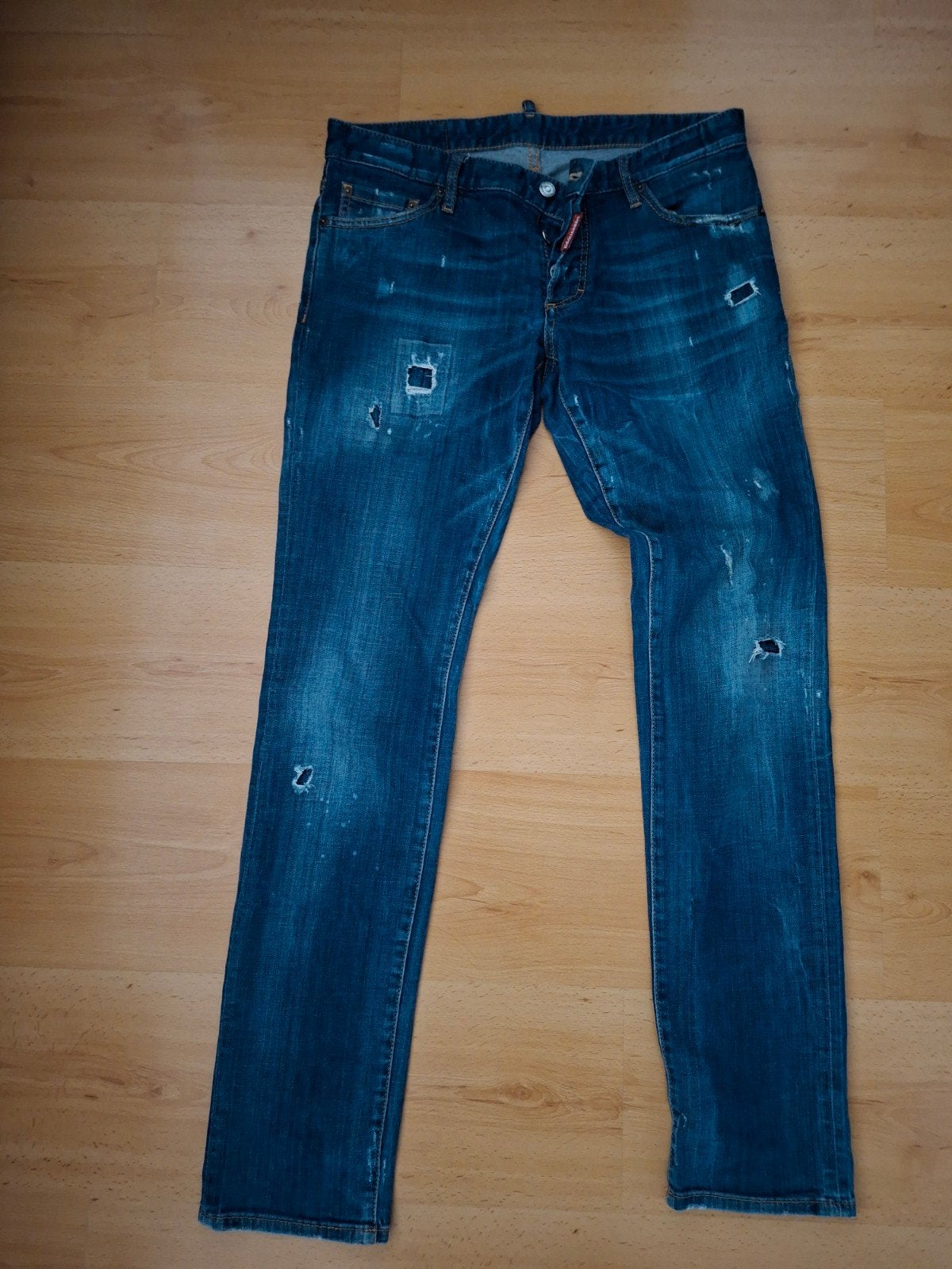 Dsquared2 Jeans Slim Fit  - Maat W33/W34 (M), Kleding | Heren, Spijkerbroeken en Jeans, Dsquared2, Blauw, Ophalen of Verzenden