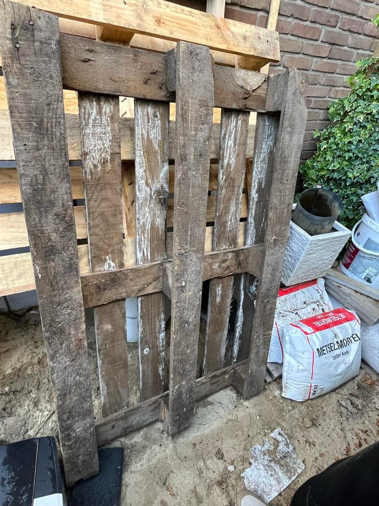 houten pallets - Diverse maten, Ophalen, Zo goed als nieuw, 50 mm of meer, Pallet
