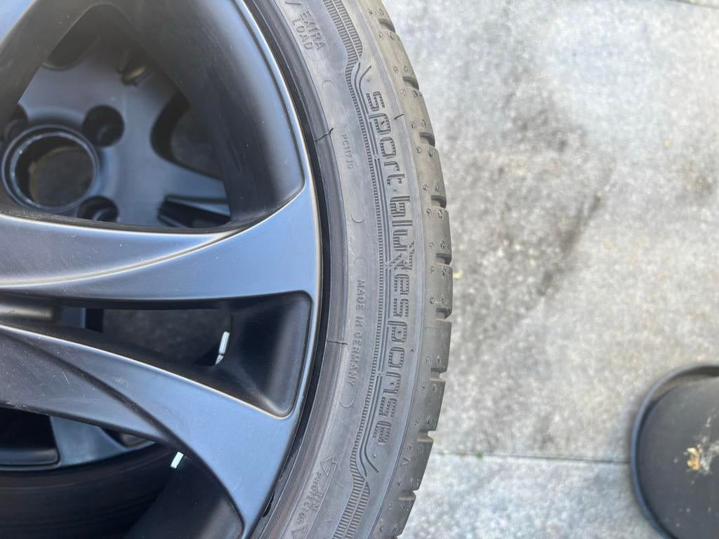 Zwarte Sport Maxx RT banden en velgen 195/55R16, Auto-onderdelen, Banden en Velgen, Banden en Velgen, Zomerbanden, 16 inch, 195 mm