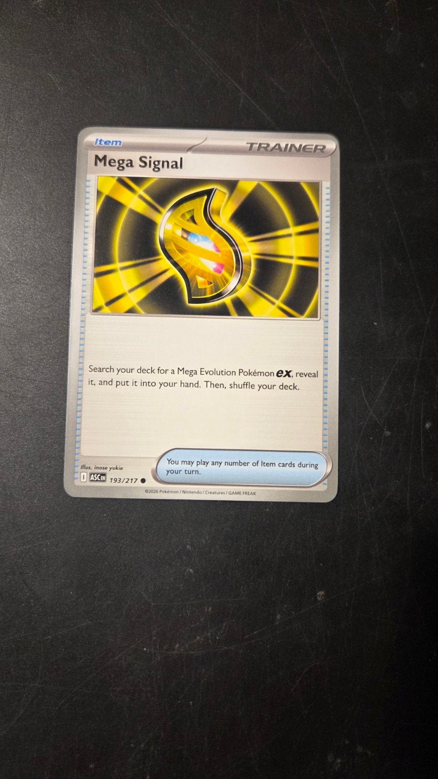 Pokémon TCG: Mega Signal 193/217 - Ascended Heroes, Verzenden, Zo goed als nieuw, Losse kaart